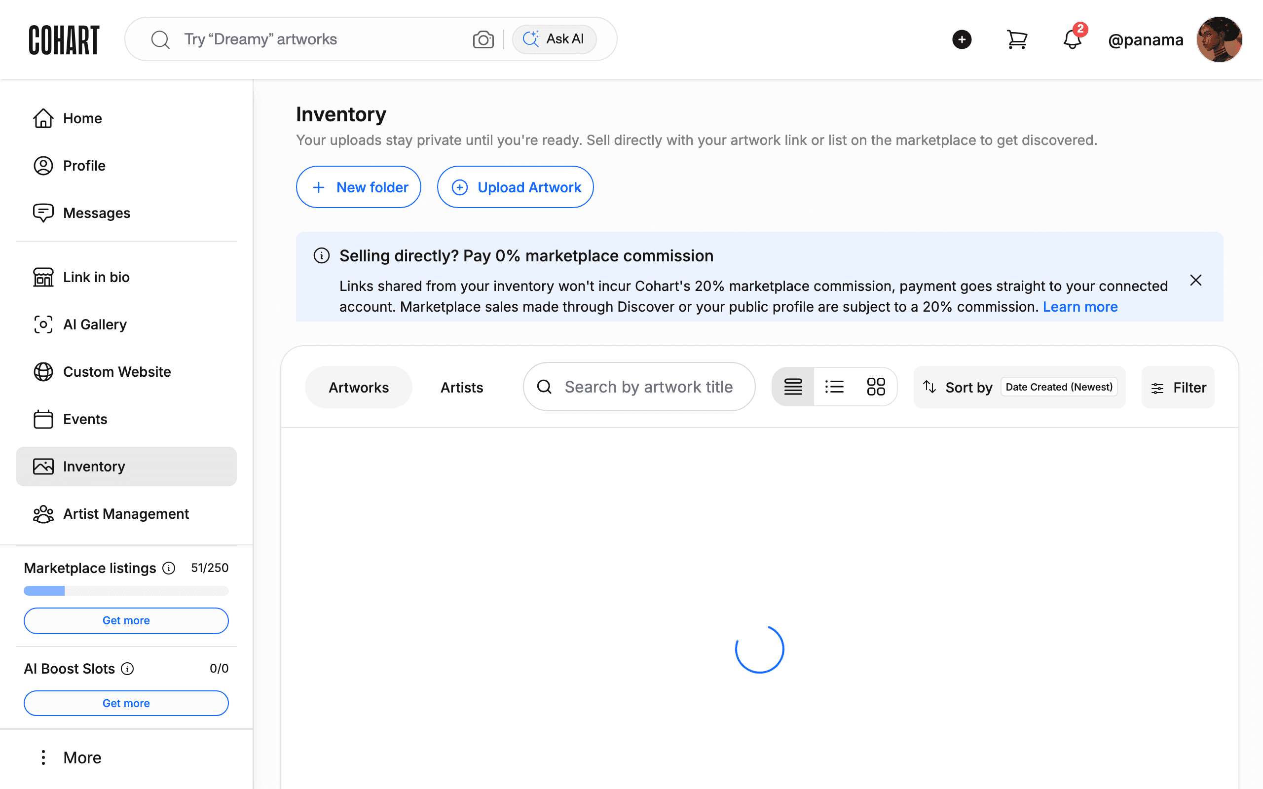 Enter the test account email and password, then sign in