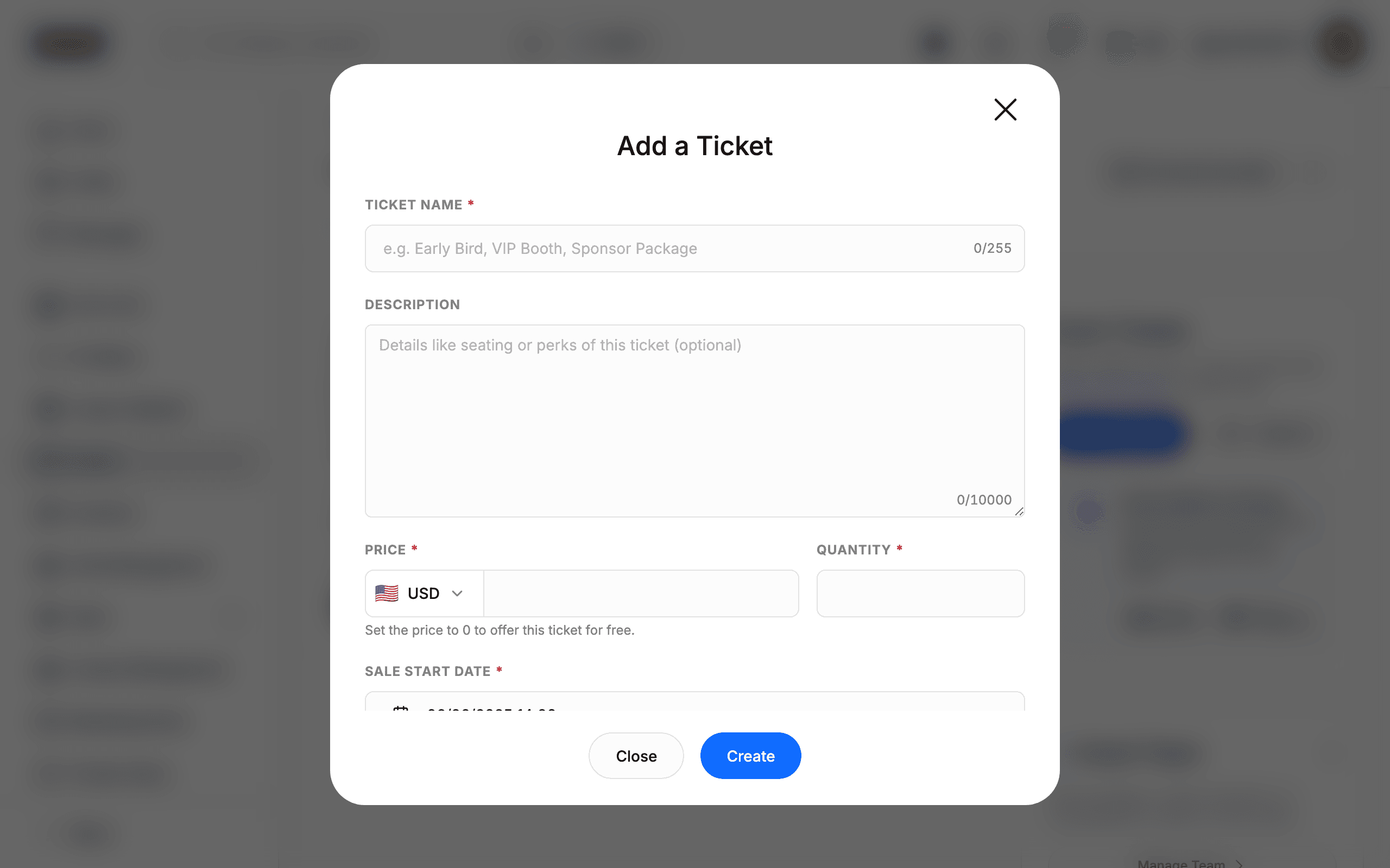 Add New button and form